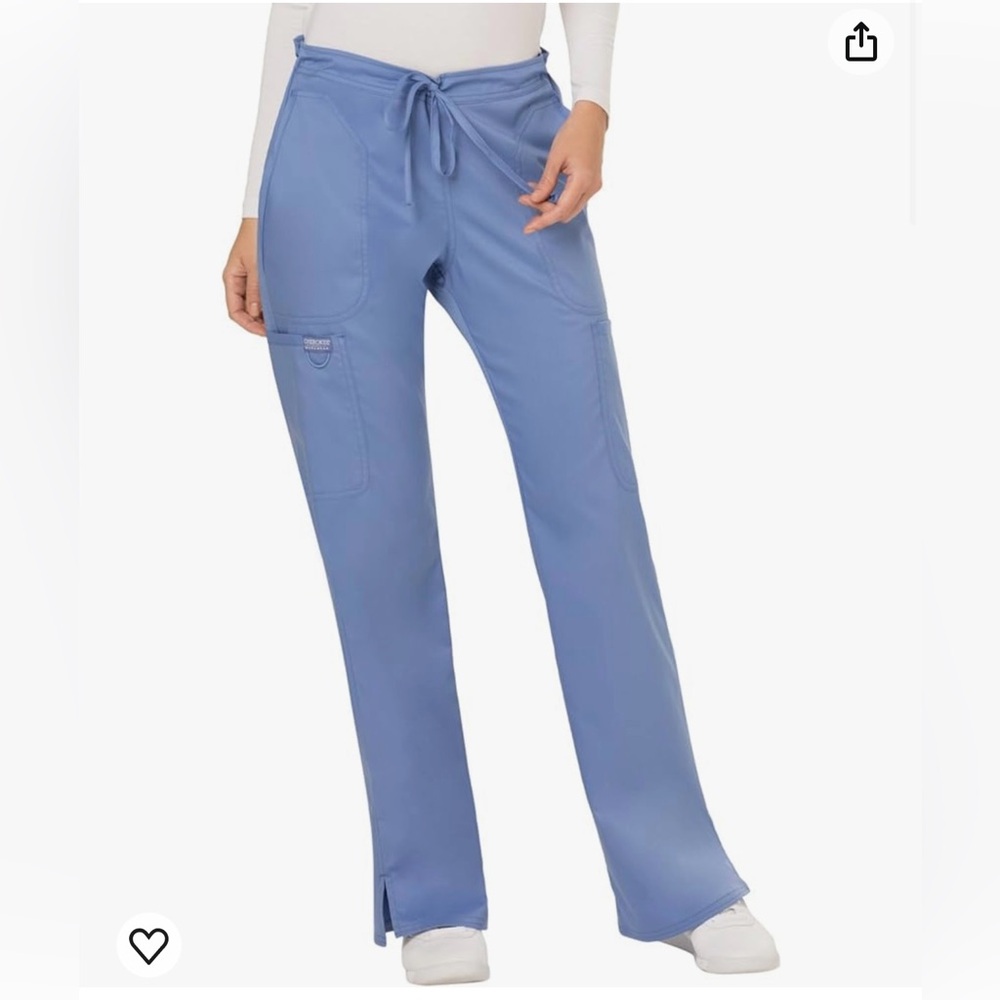 Cherokee Scrubs for Women Drawstring Scrub Pants, Soft Stretch